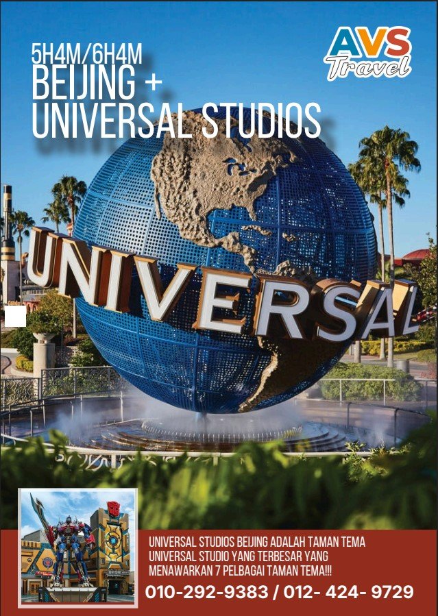 6D4N Beijing + Universal Studios